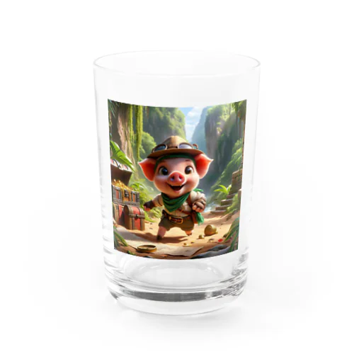 ｐちゃんの冒険 Water Glass