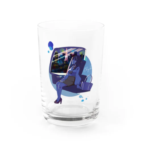 chiyuki仕事帰りのタクシー Water Glass