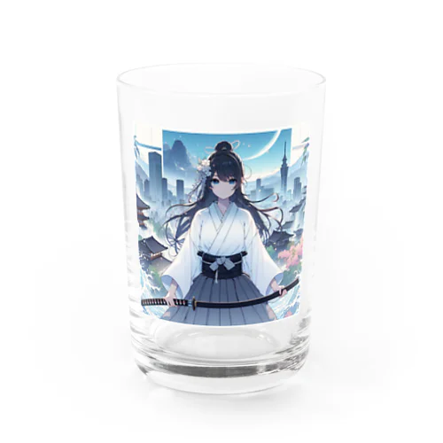 刀と都市の詩：静寂の中の力強さ Water Glass