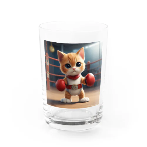 ボクサーCat🥊🐾 Water Glass