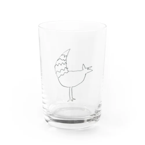 むぎちゃんのプテラノドン Water Glass