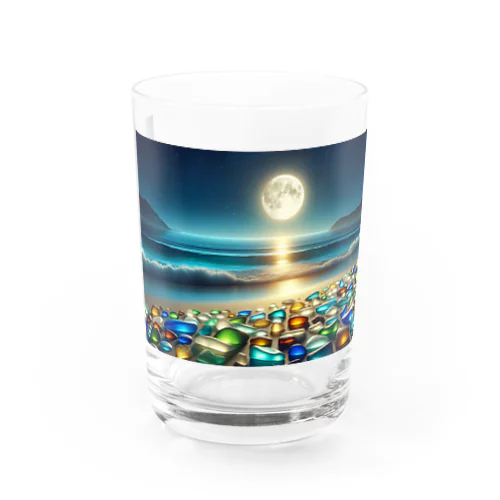 夜に輝くシーガラス Water Glass