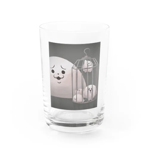 たすけてーあざらしくん Water Glass