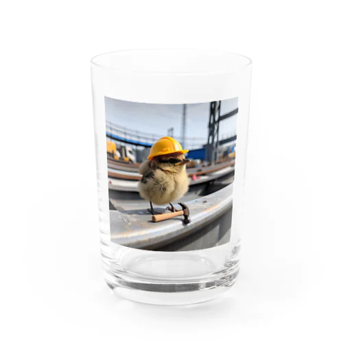 ピヨピヨただいま工事中 Water Glass