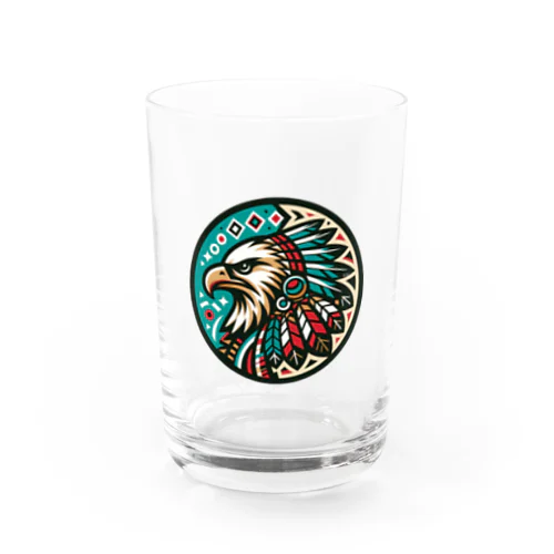 Native American eagle Water Glass