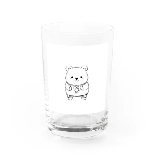 かわいいクマ Water Glass