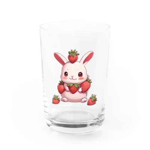 うさぎといちご Water Glass