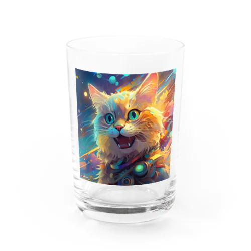 いかしたねこちゃん Water Glass