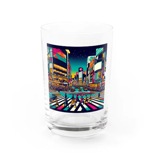 新旧交差点 - 渋谷スクランブル Water Glass