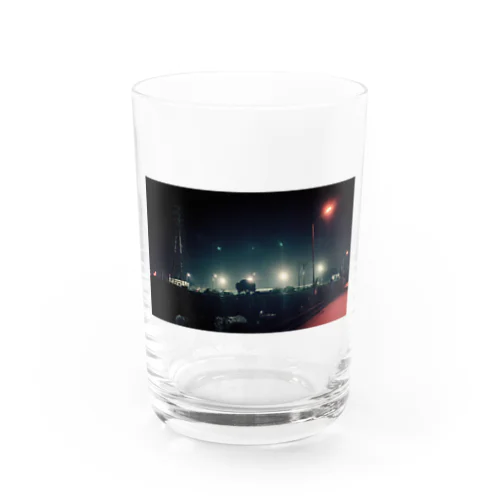 散歩（夜道） Water Glass