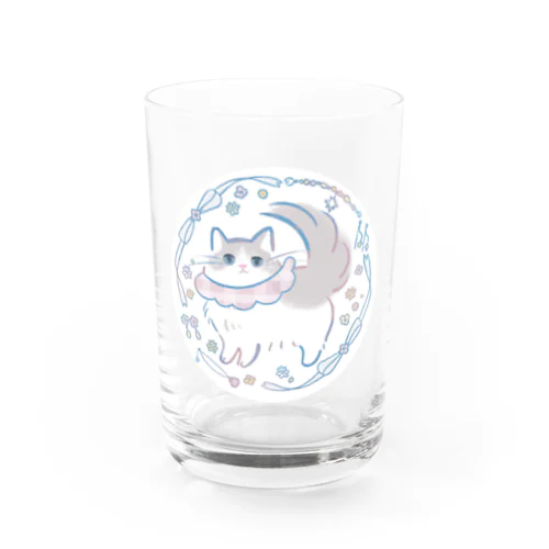 ねこちゃん Water Glass