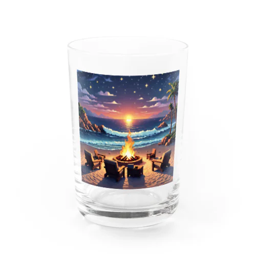 Shoreline Fire Relaxation Water Glass