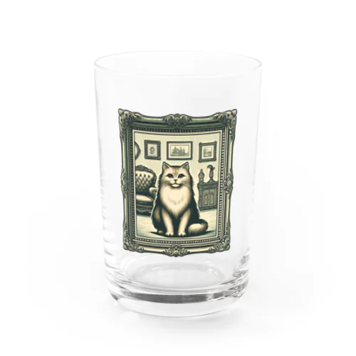 クラシックな猫 Water Glass