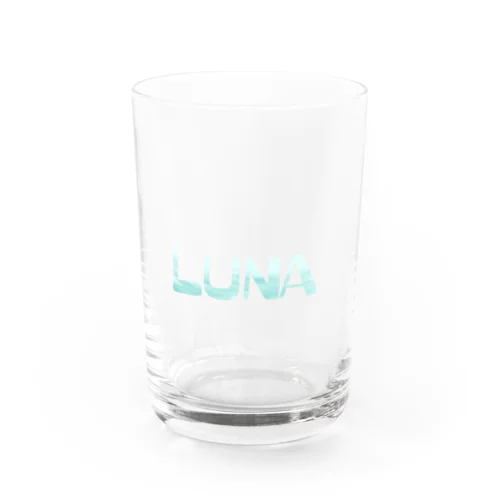 LUNAロゴ Water Glass