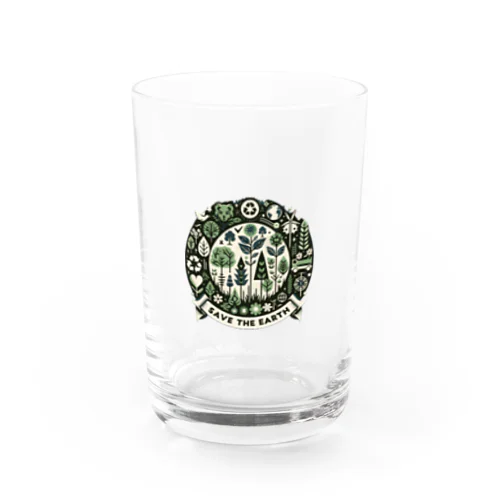 SAVE THE EARTH Water Glass