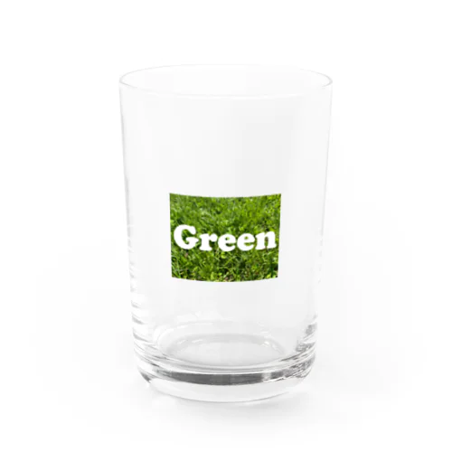 Green Water Glass