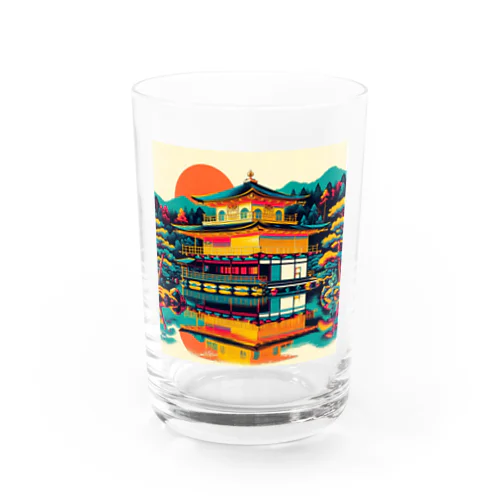 金閣寺の光彩 Water Glass