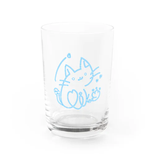 宵風美琴サイン入り Water Glass