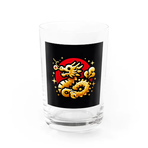 幸運を呼ぶ金龍ちゃん🐉 Water Glass