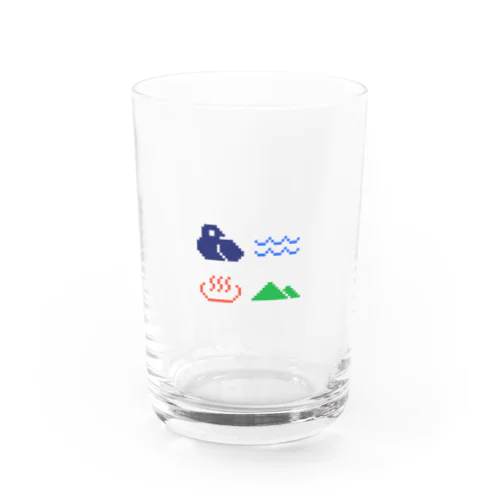 鳥 / 山 / 海 / 温泉 Water Glass