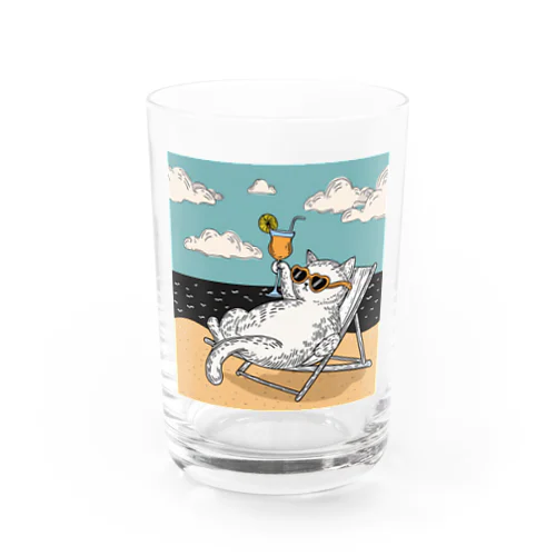 リゾートCat🏖 Water Glass