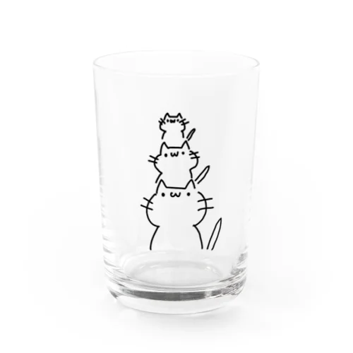 ねこの日常　そのいち Water Glass