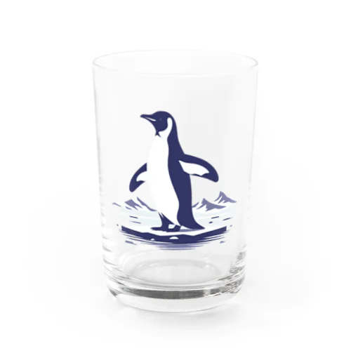 ペンギンと氷山 Water Glass