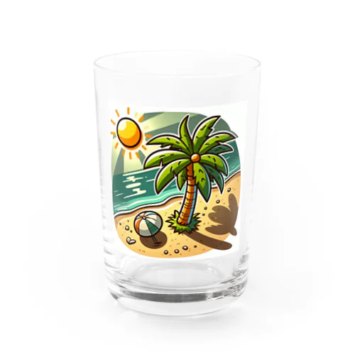 サンセットビーチ Water Glass