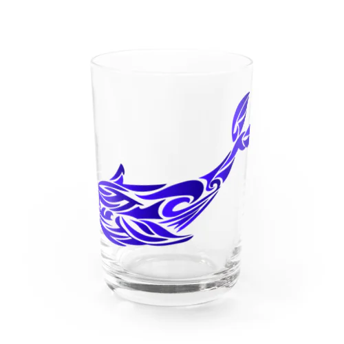 トライバルクジラ Water Glass