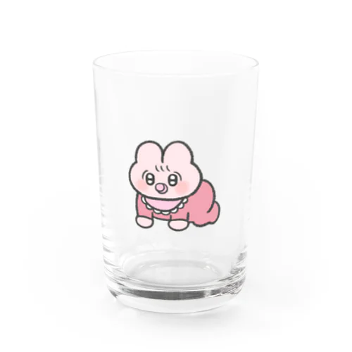 赤ちゃんピンクうさぎ Water Glass