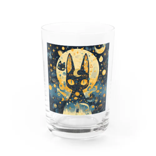 黒猫のルナは考える Water Glass