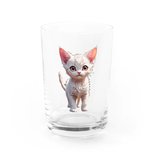 kikimimiネコ（シロネコ） グラス