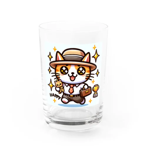 忙しそうな猫2 Water Glass