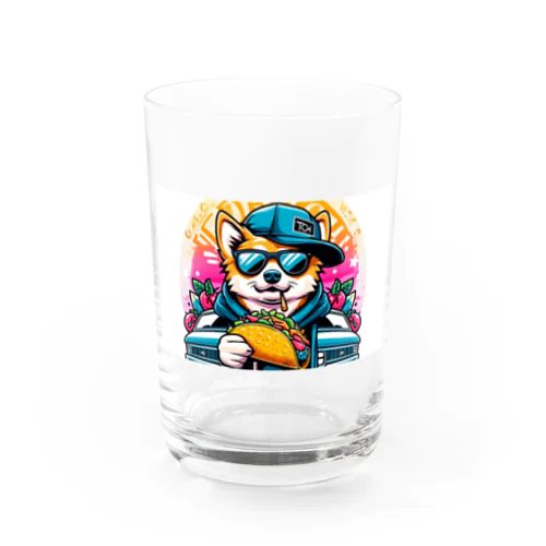 ゴクウちゃんとタコス　time Water Glass