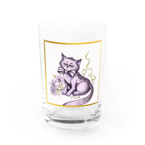 すました猫 Water Glass