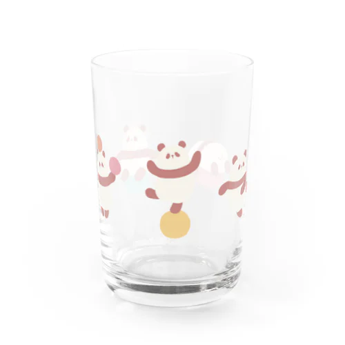 パンダくんとボール遊び Water Glass