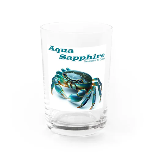 Aqua Sapphire Water Glass