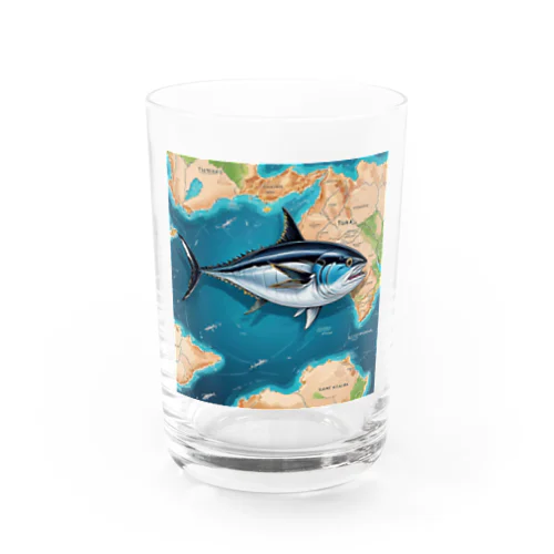 世界を旅するマグロ君 Water Glass