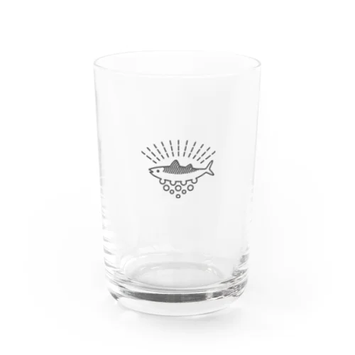 サバホグシゴハン black Water Glass