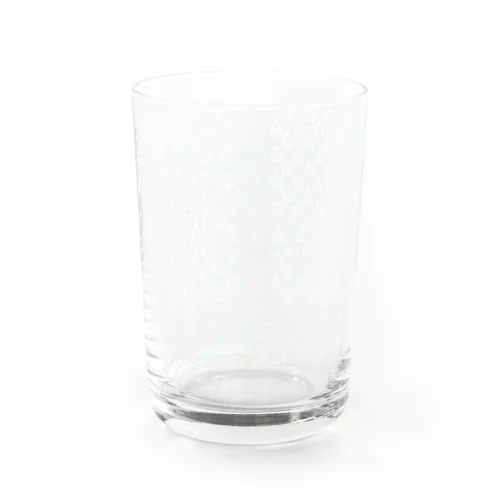 うろこ　白 Water Glass