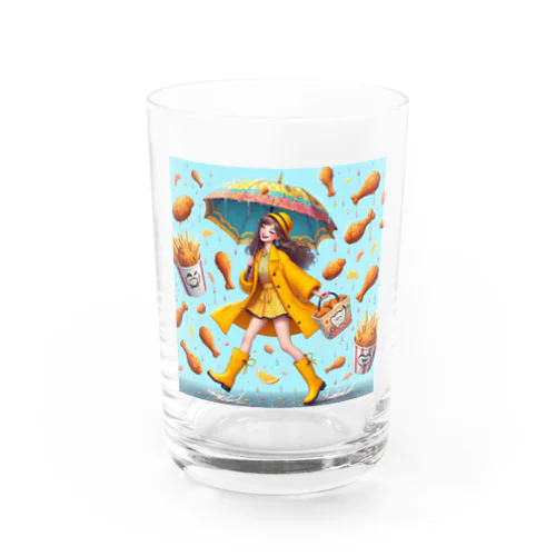 チキン予報時々ポテト Water Glass