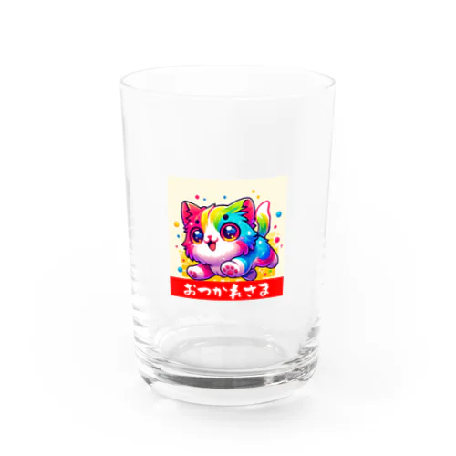 かわいいカラフルな猫のキャラクターグッズ Water Glass