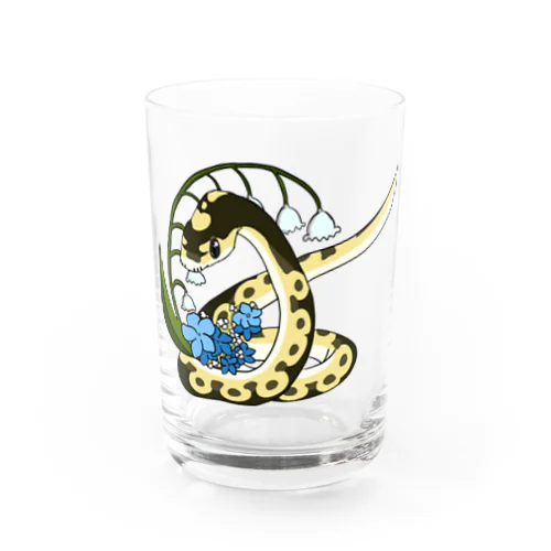 蛇のぷにちゃん、スズラングラス Water Glass