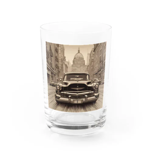 Classic Downtown Ride Water Glass