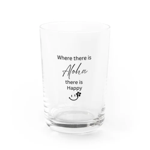 Aloha Smile Leia☆ Water Glass