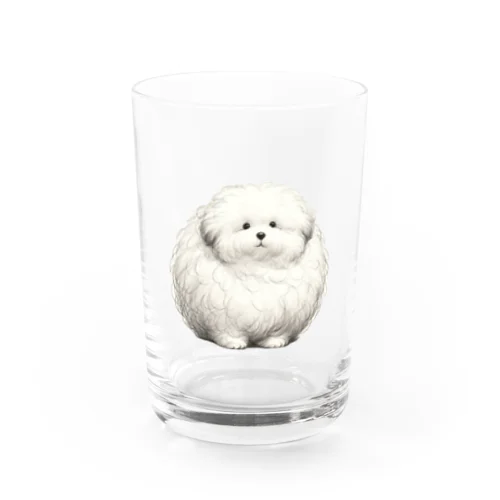 ペットショップ🐶(ぽっちゃりは正義・前からの図) Water Glass