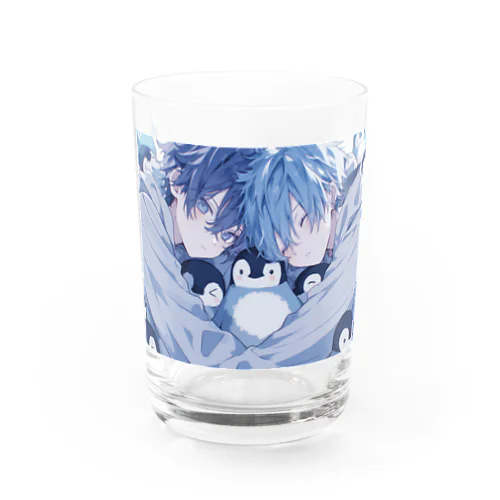 ペンギンはさみうち Water Glass