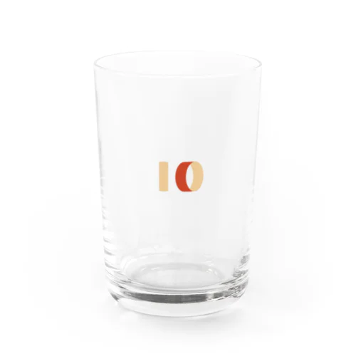 10周年おめでとう Water Glass