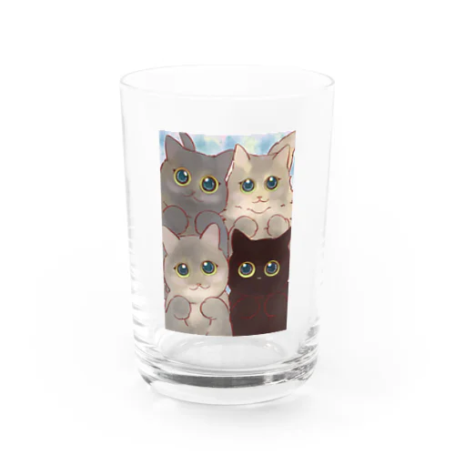 はつねちゃん＆カノンちゃん＆リクちゃん＆ユノちゃんグッズ Water Glass