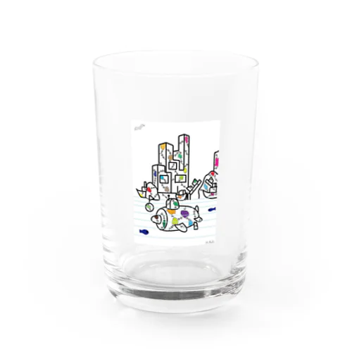 ボロい潜水艦や港 Water Glass